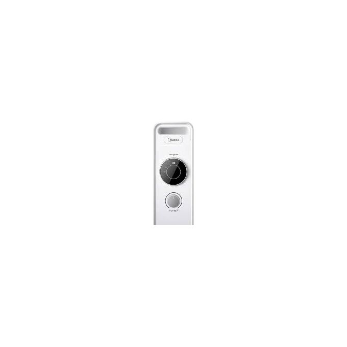 Midea NY1507-20ME Radiatore Termosifone Elettrico Ad Olio 7 Elementi 1500 W Termostato Regolabile Funzione Antigelo Ruote Piroettanti colore Bianco