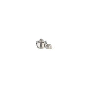 Eva Collection Spremiagrumi Professionale a Colonna in Alluminio e Acciaio Inox 18-10 Leva 400 ml colore Inox