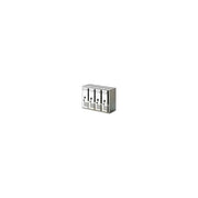 Alubox 1007645 Cubo Blocchiera a 4 Cassetti in Alluminio Anodizzato colore Argento Verniciato