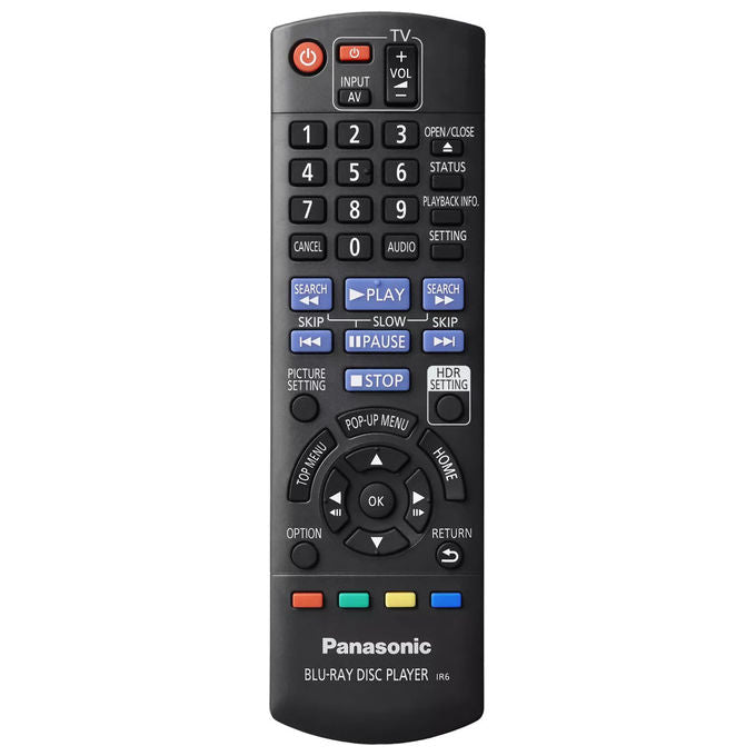 Panasonic DP-UB824AGK Lettore Blu-Ray 4K Ultra HD Compatibilita' 3D Upscaling Video Supporto HDR10+ Dolby Vision colore Nero