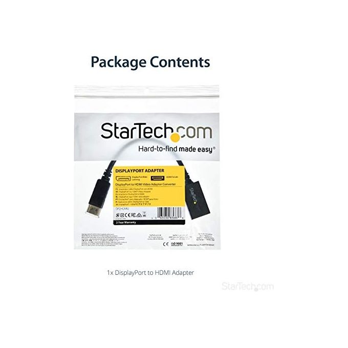 StarTech.com Adattatore Convertitore Video Displayport A Hdmi