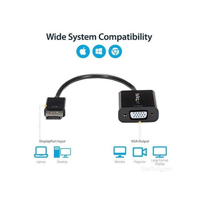 StarTech Adattatore DisplayPort a VGA - Convertitore DP a VGA - 1920 x 1200