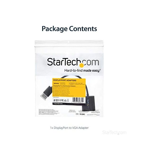 StarTech Adattatore DisplayPort a VGA - Convertitore DP a VGA - 1920 x 1200