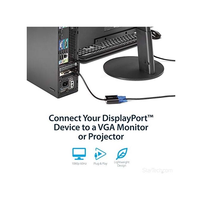 StarTech Adattatore DisplayPort a VGA - Convertitore DP a VGA - 1920 x 1200