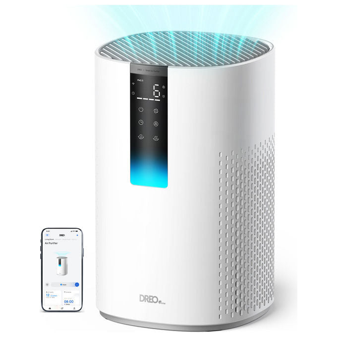 Dreo DR-HAP005S Macro 605S Purificatore d'aria per ambienti fino a 82 m² Filtro HEPA 35 dB colore Bianco