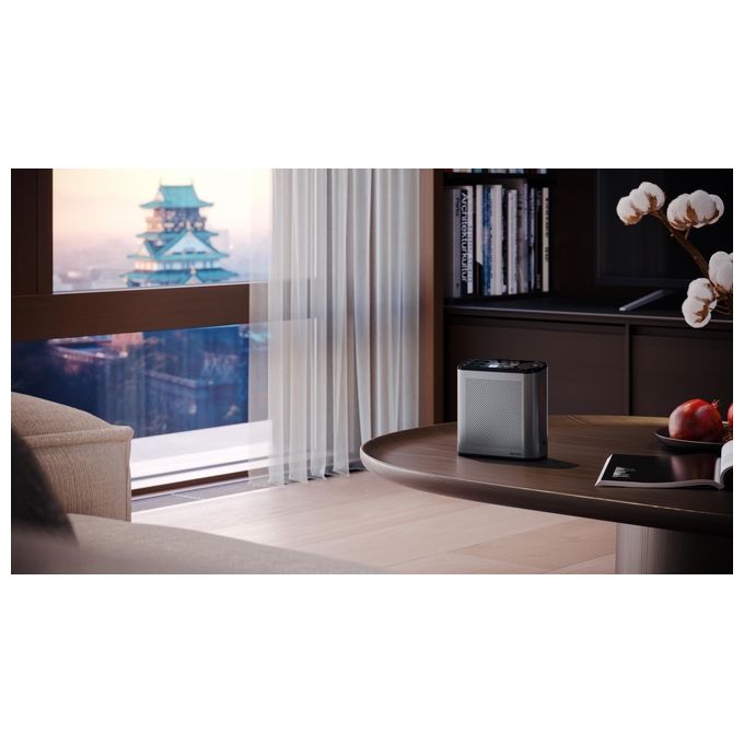 Sharp, Radio Digitale Portatile DAB-DAB+ con Bluetooth 5.3, Grigio Tempesta