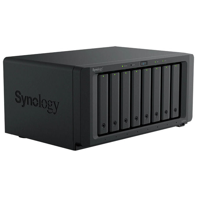 Synology DS1825NEO+ DiskStation NAS Desktop 8 bay Processore AMD Ryzen V1500B 4 GB DDR4 2 porte LAN 2500 Mbit-s M.2 NVMe colore Nero