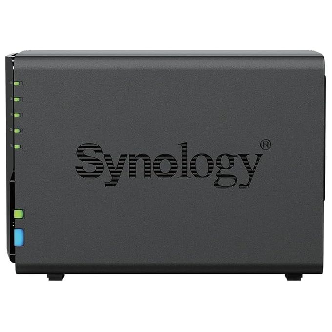 Synology DS225+ NAS Desktop 2 Bay Intel Celeron J4125 2 GB DDR4 SATA RAID 1GbE 2.5GbE Synology DSM colore Nero