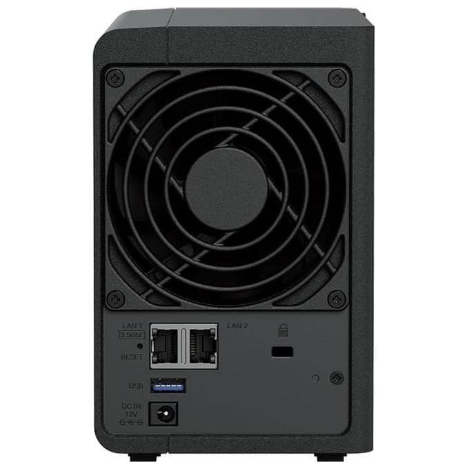 Synology DS225+ NAS Desktop 2 Bay Intel Celeron J4125 2 GB DDR4 SATA RAID 1GbE 2.5GbE Synology DSM colore Nero