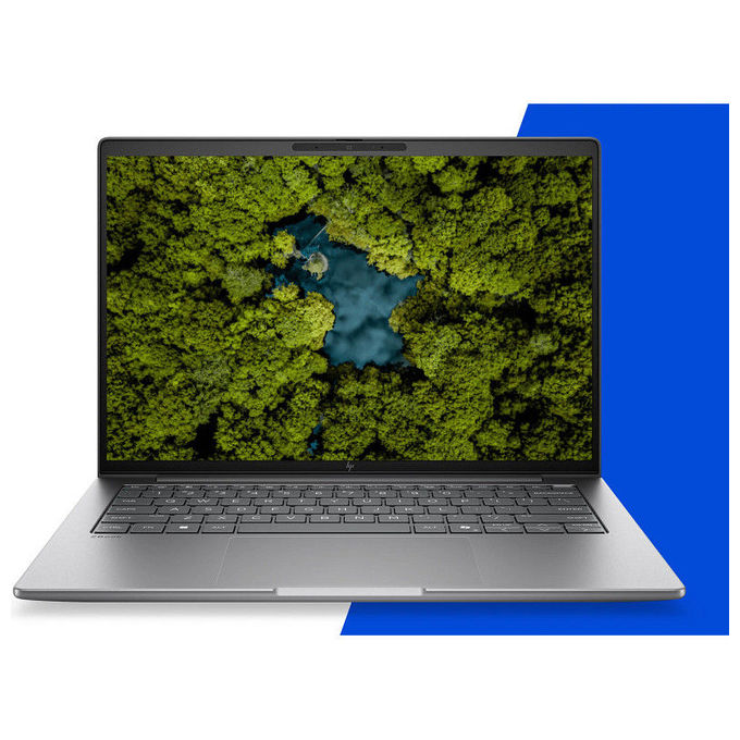 HP DS3W9AT ZBook 8 14 G2i AI Workstation Mobile Copilot+ PC Laptop 14'' WUXGA Intel Core Ultra 7 48 GB DDR5 SSD 1 TB NVMe NVIDIA RTX PRO 500 6 GB Wi-Fi 7 Windows 11 Pro colore Argento
