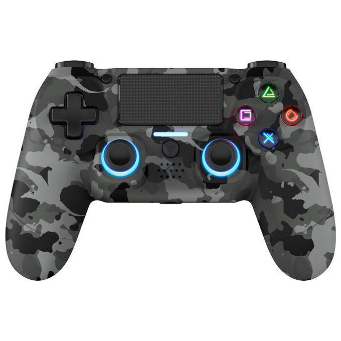 DragonShock Controller Wireless Bluetooth Grigio Camo Per PS4 PC e Mobile