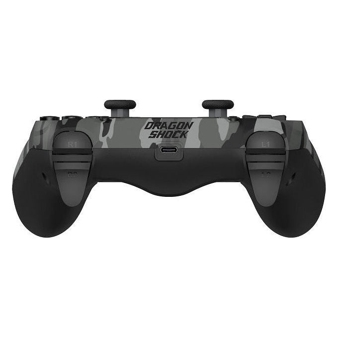 DragonShock Controller Wireless Bluetooth Grigio Camo Per PS4 PC e Mobile