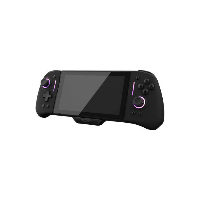 DragonShock Supporto Controller Dock Nintendo Switch e OLED Con Funzione Turbo Nero