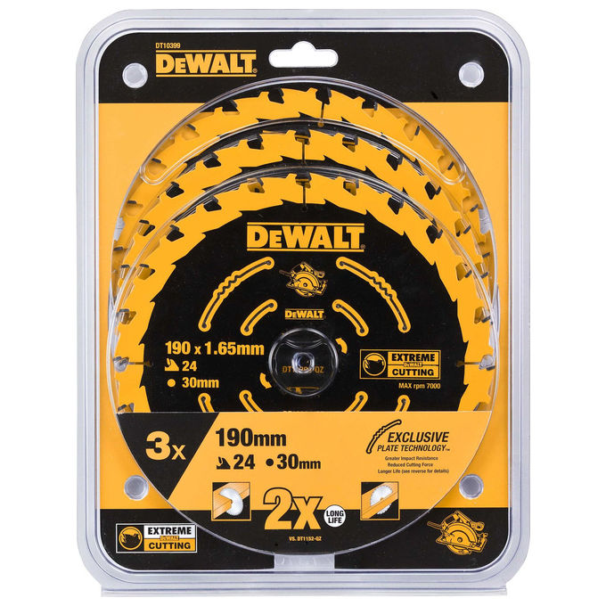 DeWALT DT10399-QZ Lama Circolare 190x30mm 1 pz