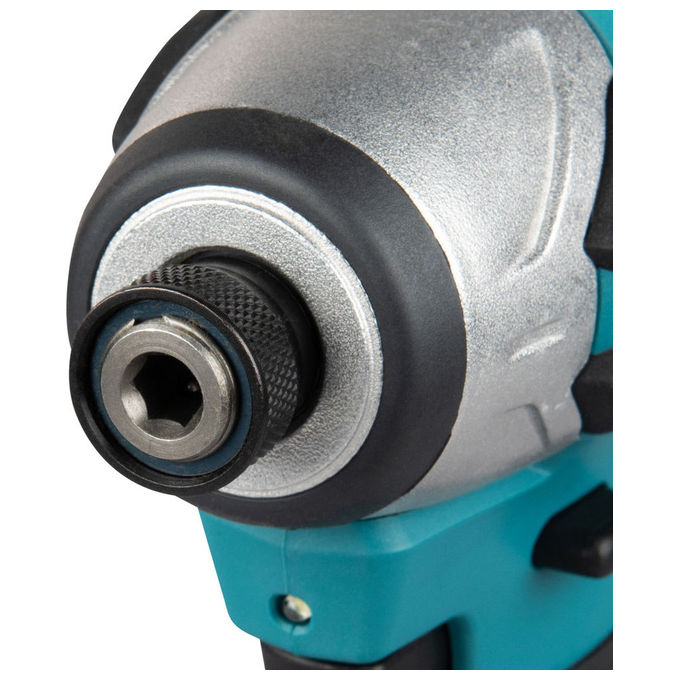 Makita DTD158Z Avvitatore a percussione 18 V 170 Nm 1 4 pollici 125 x 81 x 251 mm colore Nero Blu