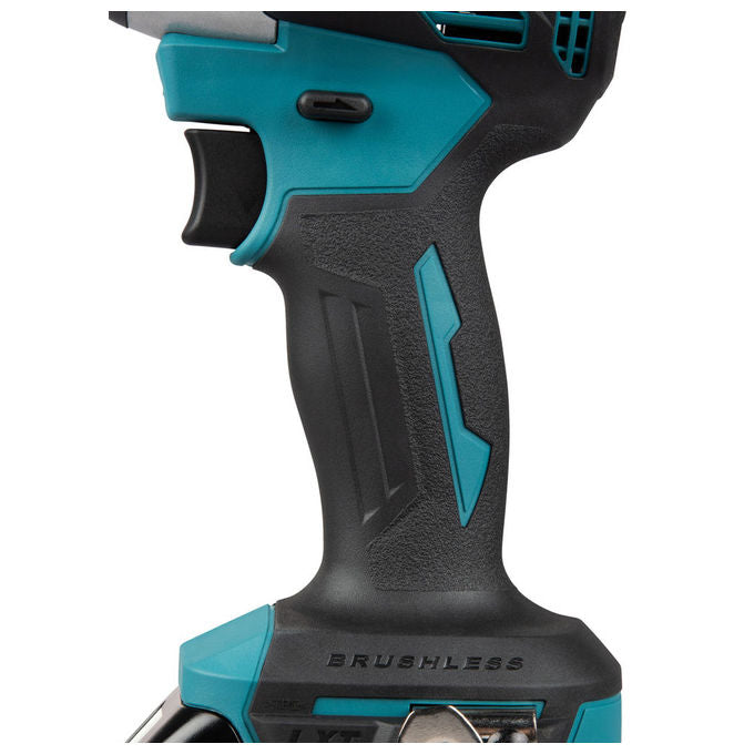 Makita DTD158Z Avvitatore a percussione 18 V 170 Nm 1 4 pollici 125 x 81 x 251 mm colore Nero Blu
