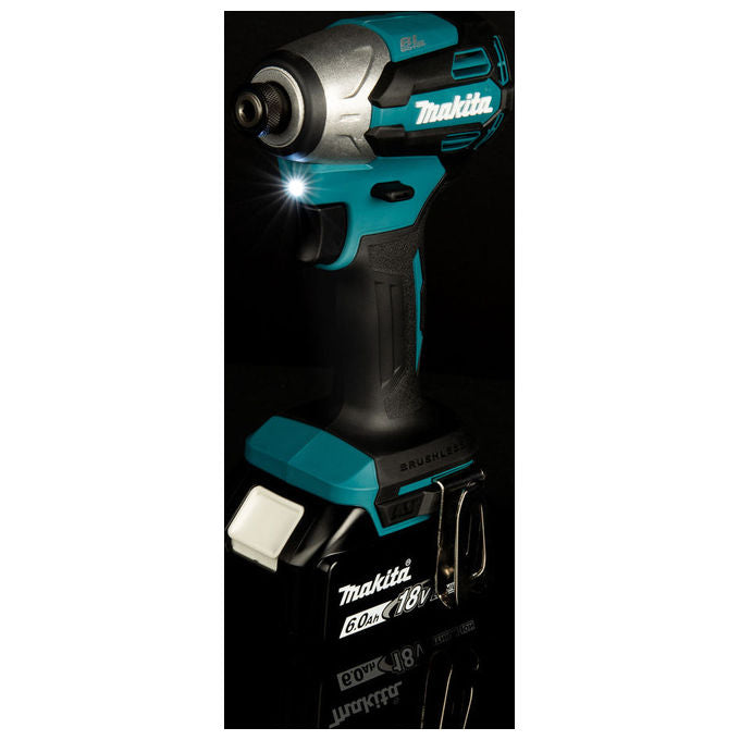 Makita DTD158Z Avvitatore a percussione 18 V 170 Nm 1 4 pollici 125 x 81 x 251 mm colore Nero Blu