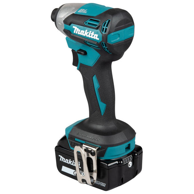 Makita DTD158Z Avvitatore a percussione 18 V 170 Nm 1 4 pollici 125 x 81 x 251 mm colore Nero Blu