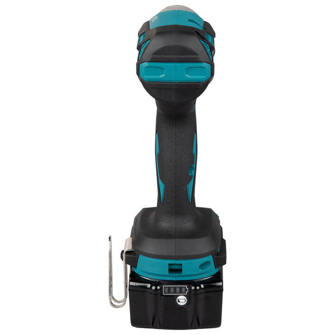 Makita DTD158Z Avvitatore a percussione 18 V 170 Nm 1 4 pollici 125 x 81 x 251 mm colore Nero Blu