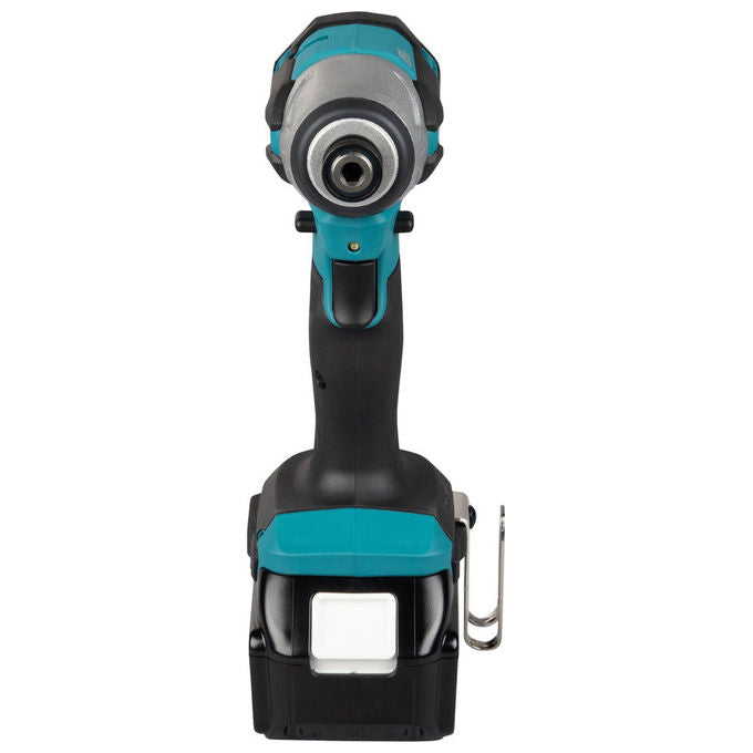 Makita DTD158Z Avvitatore a percussione 18 V 170 Nm 1 4 pollici 125 x 81 x 251 mm colore Nero Blu