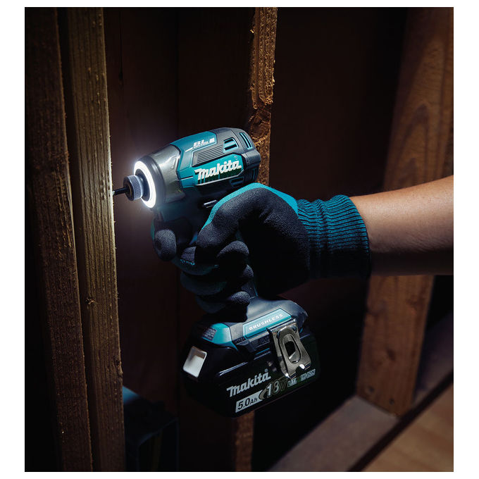 Makita DTD173RTJ Cacciavite elettrico e avvitatore a impulso 3600 Giri-min 18 V 5 Ah Batteria al Litio 2 pezzi inclusi colore Nero Blu