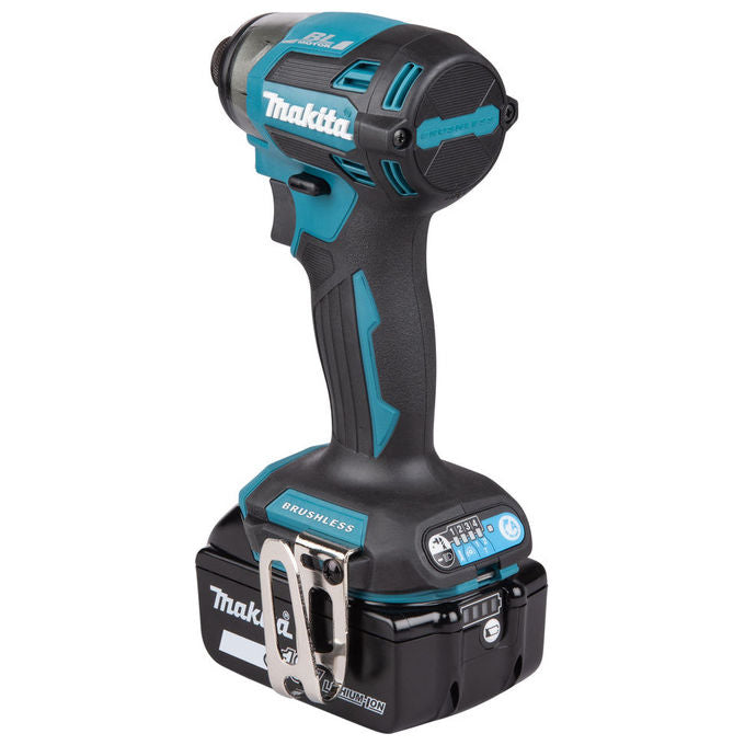 Makita DTD173RTJ Cacciavite elettrico e avvitatore a impulso 3600 Giri-min 18 V 5 Ah Batteria al Litio 2 pezzi inclusi colore Nero Blu