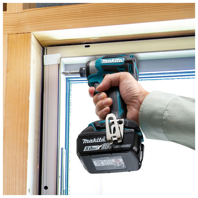 Makita DTD173RTJ Cacciavite elettrico e avvitatore a impulso 3600 Giri-min 18 V 5 Ah Batteria al Litio 2 pezzi inclusi colore Nero Blu