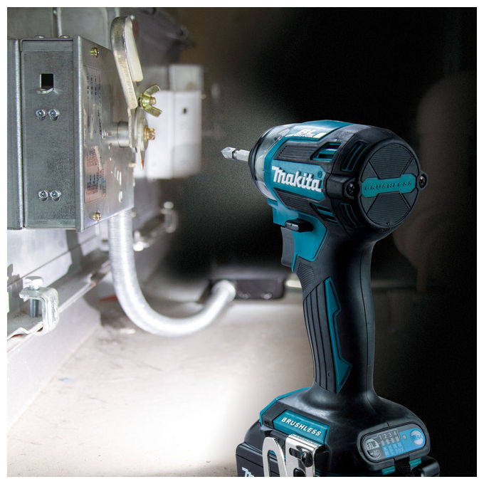 Makita DTD173RTJ Cacciavite elettrico e avvitatore a impulso 3600 Giri-min 18 V 5 Ah Batteria al Litio 2 pezzi inclusi colore Nero Blu