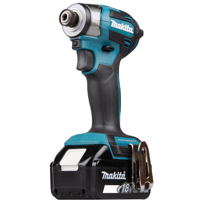 Makita DTD173RTJ Cacciavite elettrico e avvitatore a impulso 3600 Giri-min 18 V 5 Ah Batteria al Litio 2 pezzi inclusi colore Nero Blu