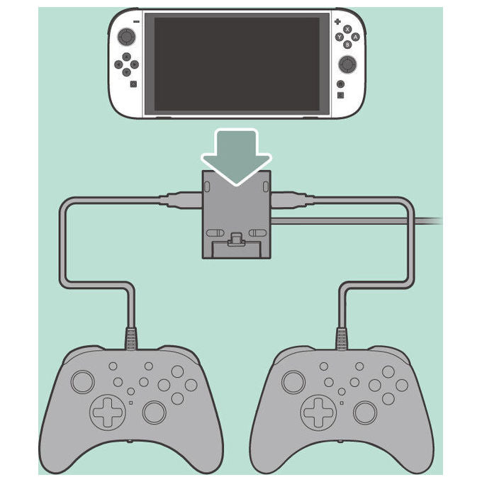 Hori Sistema di Ricarica Dual USB PlayStand Nero per Nintendo Switch 2
