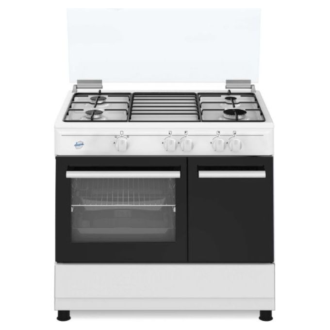 Ducati SD490GWE Cucina a Gas Libera Installazione 4 Fuochi Forno a Gas 59 L Grill Elettrico (86x90x60 cm) colore Bianco