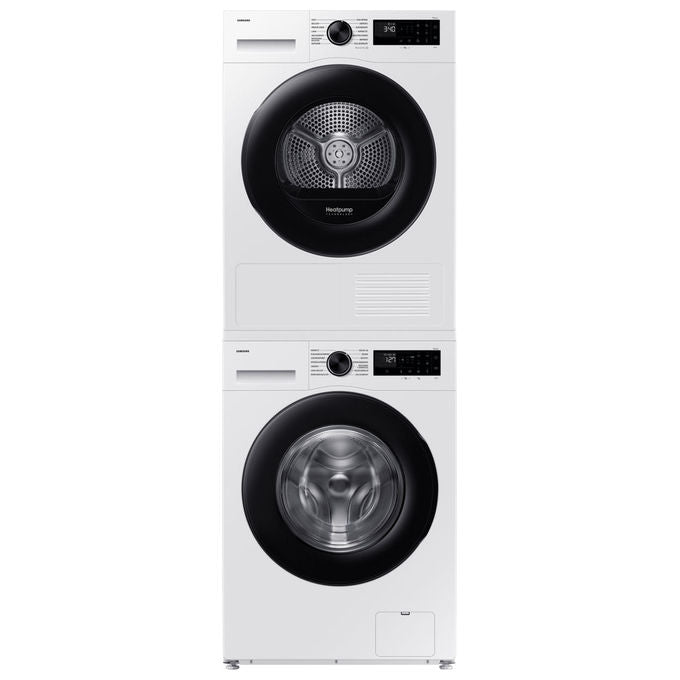 Samsung DV80DG52B0AEET Crystal EcoDry Asciugatrice Pompa di Calore 8 Kg Classe C Wi-Fi OptimalDry (85x60x60 cm) colore Bianco