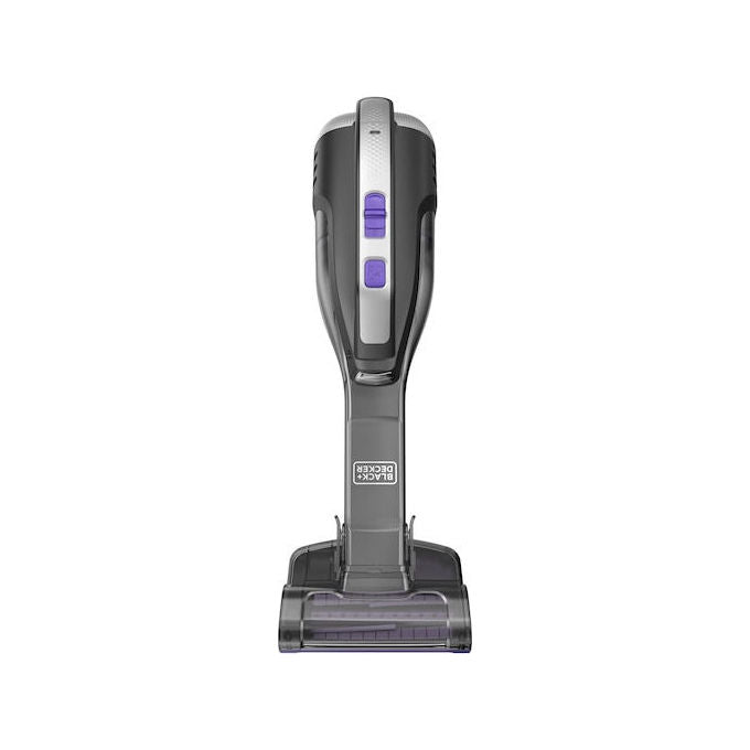 BLACK+DECKER DVD320BP Aspirabriciole Pet Senza Sacchetto con Luci LED 12V 22W Batteria Litio colore Nero