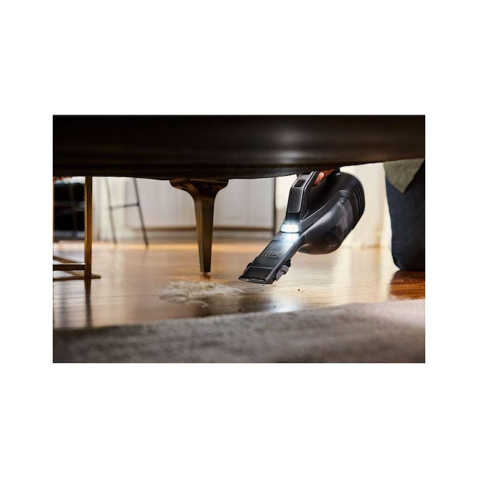Black+Decker DVD320J-QW Reveal Dustbuster Aspirapolvere Portatile Senza Fili 12V 2Ah Ioni di Litio Senza Sacchetto colore Nero