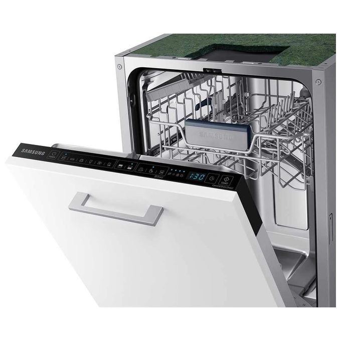Samsung DW50R4060BB Lavastoviglie Incasso Slim 9 coperti Classe E 44 dB AquaStop Auto Open (82x45x55 cm) colore Nero