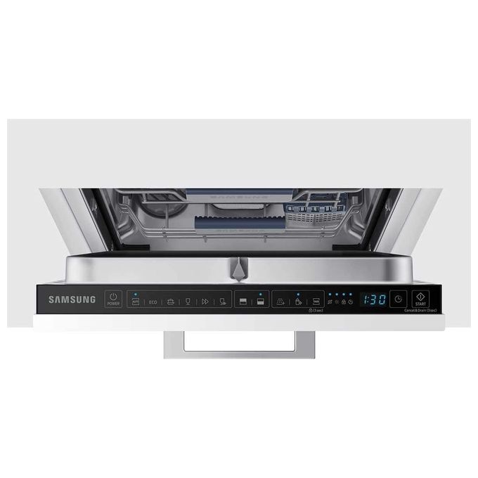 Samsung DW50R4060BB Lavastoviglie Incasso Slim 9 coperti Classe E 44 dB AquaStop Auto Open (82x45x55 cm) colore Nero