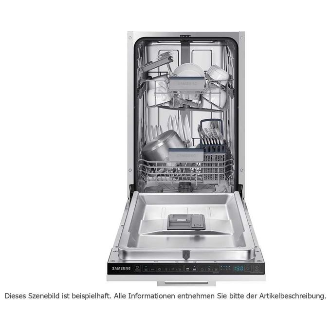 Samsung DW50R4060BB Lavastoviglie Incasso Slim 9 coperti Classe E 44 dB AquaStop Auto Open (82x45x55 cm) colore Nero