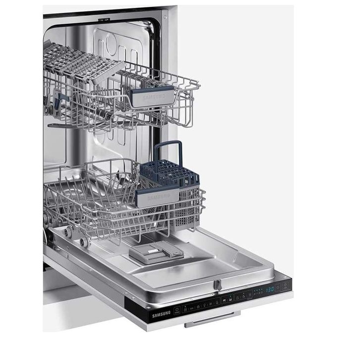 Samsung DW50R4060BB Lavastoviglie Incasso Slim 9 coperti Classe E 44 dB AquaStop Auto Open (82x45x55 cm) colore Nero