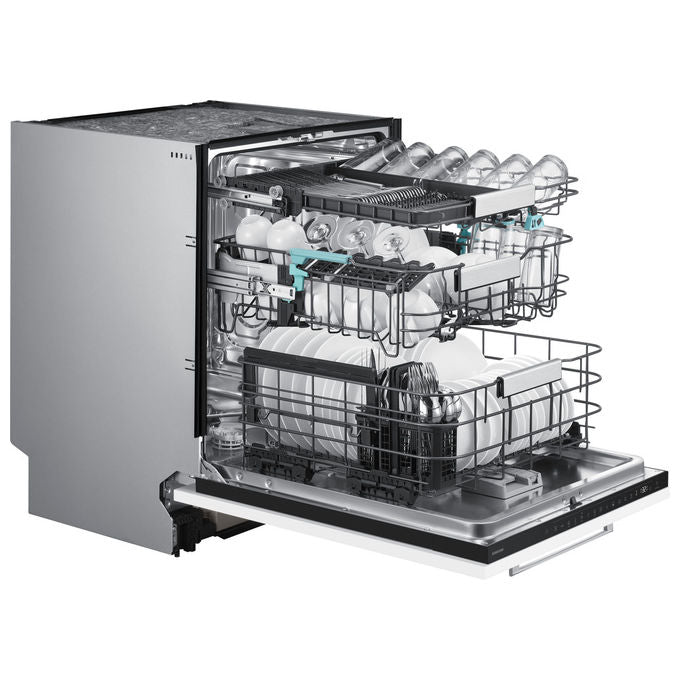Samsung DW90H79NAB0U1 Lavastoviglie a Scomparsa Totale 14 coperti Classe A 42 dB Wi-Fi AI Touch Aquastop (89,5x60x55,5 cm) colore Bianco