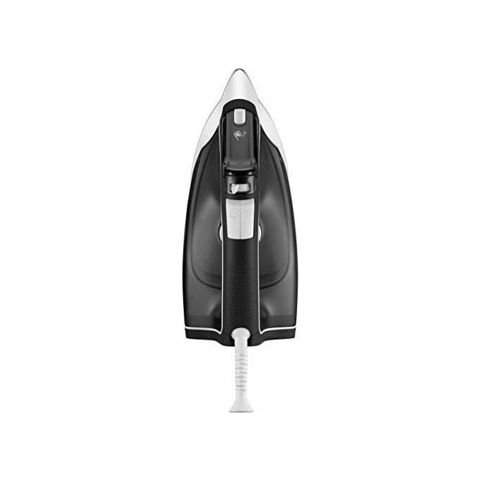 Rowenta DX1530 Effective Ferro da Stiro a Vapore 250 ml 2200 W 30 g-min Colpo di Vapore 100g Bianco-Nero