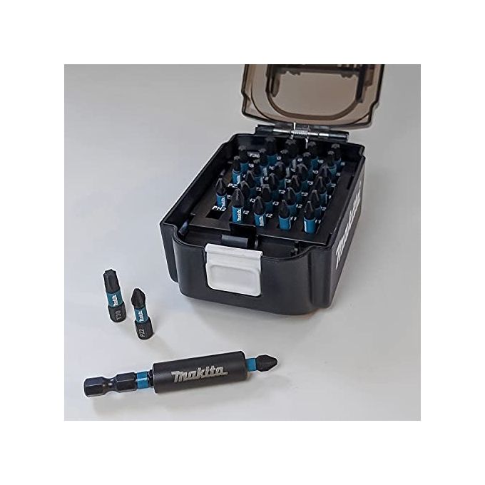 Makita E-03084 Impact Black Set Punte 31 Pezzi Acciaio S2 Phillips Pozidriv Torx per Avvitatori a Percussione colore Nero