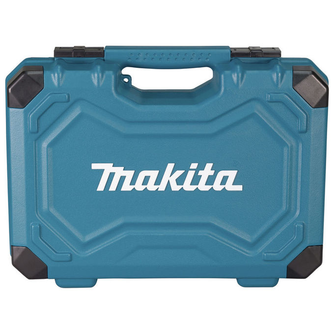 Makita E-17980 Set di Strumenti Meccanici 231 Pezzi con Chiavi Combinazione Chiave a Brugola Torx Cricchetto Prolunghe 1-4 1-2 mm Colori Blu Metallico