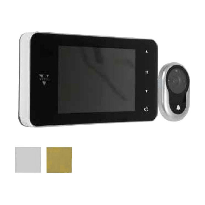 Vitel E0588 Spioncino Digitale Display LCD 4'' Sensore CMOS 0,3MP Angolo 105° Allarme Sonoro colore Ottone