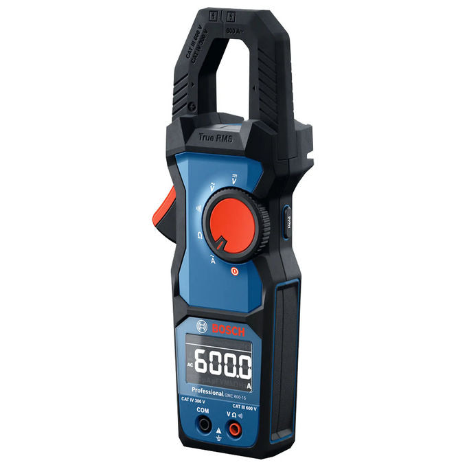 Bosch 0601077600 GMC 600-15 Pinza amperometrica Corrente AC fino a 600 A Tensione AC DC fino a 600 V True RMS IP54 colore Blu Nero