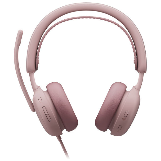 Logitech 981-001616 Zone Wired 2 Auricolare Cablato con Microfono Boom USB Type-C - USB Type-A Frequenza 20 - 20000 Hz Impedenza 36 Ω colore Rosa