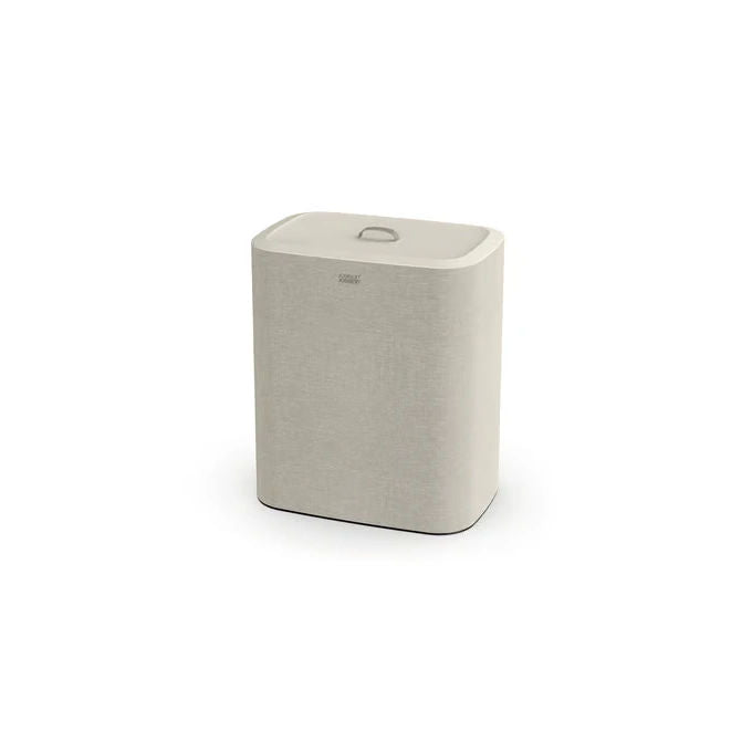 Joseph Joseph 50021 Tota Trio Cesto Separatore per Biancheria 3 Scomparti 90L Sacchetti Lavabili in Lavatrice colore Ecru