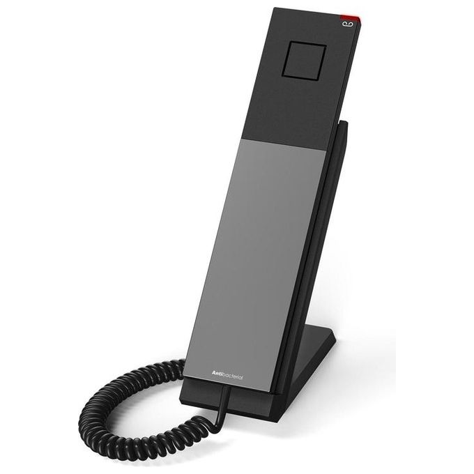 Snom HD300 Telefono VoIP Antibatterico per Ospitalita' PoE colore Nero