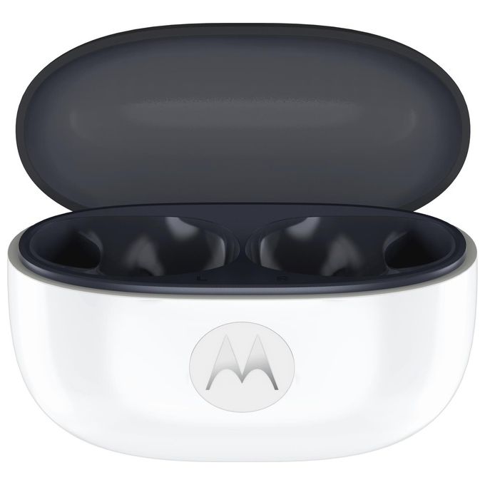 Motorola PG38C08162 Moto Buds 2 Auricolare Wireless In-ear Audio Hi-Res LHDC Cancellazione Attiva Rumore fino a 55dB 6 Microfoni CrystalTalk AI Batteria fino a 48h Bluetooth 6.0 IP54 colore Carbonio