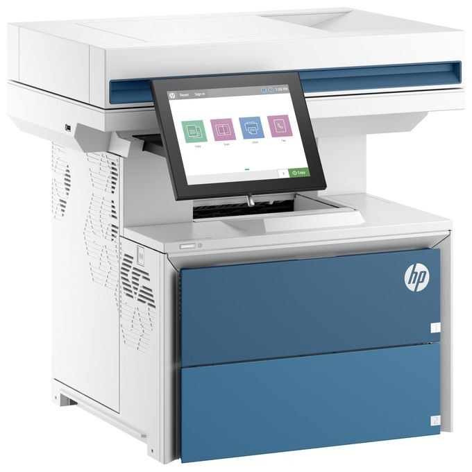 HP 675S3A#B19 Stampante Multifunzione Laser A4 50 ppm RAM 6 GB Wi-Fi No Gigabit LAN USB 3.2 colore Blu Bianco