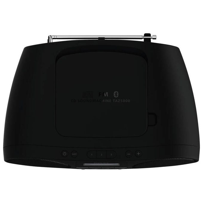 Philips TAZ5000-10 Lettore CD portatile con Bluetooth Riproduzione CD-R CD-RW MP3 Potenza 4 W Display LCD FM Radio Antenna Esterna colore Nero
